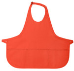 Orange Scoop Neck Front With Adjustable Neck Strap And Three Pockets 28"L x 29"W Item#350-305