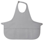 Silver Gray Scoop Neck Front With Adjustable Neck Strap And Three Pockets 28"L x 29"W Item#350-305