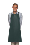 Hunter Green No Pocket Vinyl Bib Apron With Webbing Neck Strap 32"L x 26"W Item #350-6210 Hunter Green No Pocket Vinyl Bib Apron With Webbing Neck Strap 32"L x 26"W Item #350-6210