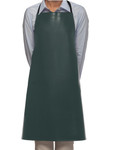 Hunter Green Big and Tall No Pocket Vinyl Style Bib Work Apron With Webbing Neck Strap 42"L x 26"W Item #350-6210XL Hunter Green Big and Tall No Pocket Vinyl Style Bib Work Apron With Webbing Neck Strap 42"L x 26"W Item #350-6210XL