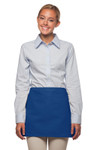 Royal Blue No Pocket Restaurant Server Waist Apron 14"L x 23"W Item#350-100NP