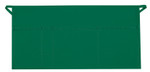 Kelly Green Four Pocket Restaurant Server Waist Apron 12"L x 23"W Item#350-100DP