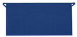 Royal Blue Four Pocket Restaurant Server Waist Apron 12"L x 23"W Item#350-100DP
