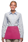 Hot Pink Four Pocket Restaurant Server Waist Apron 12"L x 23"W Item#350-100DP