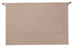 Khaki Three Pocket Half Bistro Style Restaurant Server Apron 19"L x 28"W Item #350-113