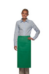 Kelly Green Restaurant Server Full Length Bistro Apron With Three Pockets 32"L x 28"W Item#350-123 Kelly Green Restaurant Server Full Length Bistro Apron With Three Pockets 32"L x 28"W Item#350-123