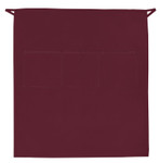 Maroon Restaurant Server Full Length Bistro Apron With Three Pockets 32"L x 28"W Item#350-123