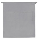 Silver Gray Restaurant Server Full Length Bistro Apron With Three Pockets 32"L x 28"W Item#350-123