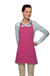 Hot Pink Three Pocket Bib Style Apron With Chest Pencil Pocket 24"L x 28"W Item#350-201 Hot Pink Three Pocket Bib Style Apron With Chest Pencil Pocket 24"L x 28"W Item#350-201