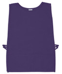 Purple Rounded-Neck Squared Bottom Two Pocket Cobbler Apron Available In Regular Size And Extra Large Item#350-440