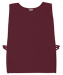 Maroon Rounded Neck Squared Bottom Two Pocket Cobbler Apron Available In Regular Size And Extra Large Item#350-440