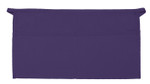 Petite Purple Two Pocket Restaurant Server Waist Apron 10"L x 18"W Item#350-105