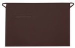 Brown Half Length European Style Bistro Apron With One Elegant Inset Pocket 19"L x 28"W Item#350-110-I