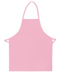 Light Pink No Pocket Mid-Length Restaurant Server Bib Style Apron 28"L x 24"W Item#350-205 Light Pink No Pocket Mid-Length Restaurant Server Bib Style Apron 28"L x 24"W Item#350-205