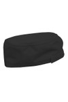 Black Beanie Cap With Stay Cool Mesh Top And Self Fastening Velcro Closure Adjustable Back Item#750-HT05-010