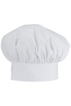 White Traditional Poplin Chef Hat With Self Fastening Velcro Closure Back Item#750-HT00-000
