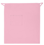 Light Pink One Pocket Full Length Bistro Server Apron With Pencil Divide 32"L x 28" W Item #350-120 Made in the USA