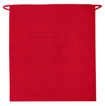 Red Full Length European Style Bistro Apron With One Elegant Inset Pocket 32"L x 28"W Item #350-120-I