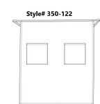 Khaki Full Length Bistro Server Apron With Two Patch Pockets 32"L x 28"W item#350-122 Khaki Full Length Bistro Server Apron With Two Patch Pockets 32"L x 28"W item#350-122