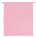 Light Pink Full Length Bistro Apron With Two Patch Pockets 32"L x 28"W Item#350-122 Light Pink Full Length Bistro Apron With Two Patch Pockets 32"L x 28"W Item#350-122