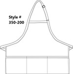 Royal Blue Server Quality Bib Apron with Three Pockets And Adjustable Neck Strap Available in Standard And X-Large Sizes Item#350-200 Best Seller Royal Blue Server Quality Bib Apron with Three Pockets And Adjustable Neck Strap Available in Standard And X-Large Sizes Item#350-200 Best Seller