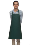 Hunter Green No Pocket Unisex Styling Restaurant Quality Bib Apron with Adjustable Neck  28"L x 24"W Item # 350-210 - Best Seller! Made in the USA Hunter Green No Pocket Unisex Styling Restaurant Quality Bib Apron with Adjustable Neck  28"L x 24"W Item # 350-210 - Best Seller! Made in the USA