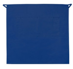 Royal Blue Mid-Length Bistro Apron With Two Pencil Divided Pockets 28"L x 29"W Item #350-124