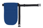 Royal Blue Three Pocket Restaurant Server Money Pouch Apron Without Belt 12"L x 7"W Item#350-150 Made in the USA