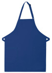 Royal Blue Two Patch Pocket Adjustable Neck Mid-Length Bib Apron 30"L x 24"W Item #350-230 Royal Blue Two Patch Pocket Adjustable Neck Mid-Length Bib Apron 30"L x 24"W Item #350-230