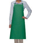 Kelly Green No Pocket Adjustable Neck XLarge Bib Apron 36"L x 30"W Item #350-240