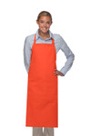 Orange Two Pocket Adjustable Neck Xlarge Butcher Style Apron 36"L x 30"W Item #350-242 Orange Two Pocket Adjustable Neck Xlarge Butcher Style Apron 36"L x 30"W Item #350-242