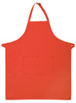 Orange Two Pocket Adjustable Neck Xlarge Butcher Style Apron 36"L x 30"W Item #350-242 Orange Two Pocket Adjustable Neck Xlarge Butcher Style Apron 36"L x 30"W Item #350-242