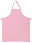 Light Pink Two Pocket Adjustable Neck Xlarge Butcher Apron 36"L x 30"W Item #350-242