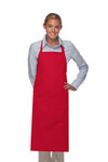 Red Two Pocket Adjustable Neck X-large  Butcher Style Apron 36"L x 30"W Item #350-242 Red Two Pocket Adjustable Neck X-large  Butcher Style Apron 36"L x 30"W Item #350-242