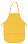 Yellow Two Pocket Bib Apron Available in Two Great Kids Sizes Item#350-250 Made In The USA