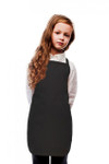 Black-No Pocket- Kids Size Bib Apron-Available in Two Great Sizes Item # 350-250NP