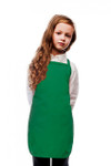 Kelly Green-No Pocket- Kids Size Bib Apron-Available in Two Great Sizes Item # 350-250NP