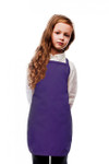 Purple-No Pocket- Kids Size Bib Apron-Available in Two Great Sizes Item # 350-250NP