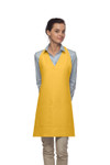 Yellow Two Pocket Adjustable V-Neck Bib Style Server Apron 32"L x 28"W Item#350-300 Yellow Two Pocket Adjustable V-Neck Bib Style Server Apron 32"L x 28"W Item#350-300