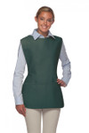 Hunter Green Best Selling Two Pocket Cobbler Smock Apron Available in Four Great Unisex Sizes Item#350-400 Made in the USA