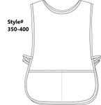 Hunter Green Best Selling Two Pocket Cobbler Smock Apron Available in Four Great Unisex Sizes Item#350-400 Made in the USA