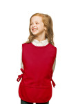 Red-Two Pocket- Kids Size Cobbler Apron-Available In Two Great Sizes Item # 350-450 Made in the USA