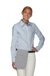 Silver Gray Three Pocket Restaurant Server Money Pouch Apron Without Belt 12"L x 7"W Item#350-150 Made in the USA Silver Gray Three Pocket Restaurant Server Money Pouch Apron Without Belt 12"L x 7"W Item#350-150 Made in the USA