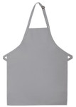 Silver Gray No Pocket Adjustable Neck XLarge Bib Apron 36"L x 30"W Item #350-240
