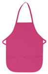 Hot Pink Two Pocket Bib Apron Available in Two Great Kids Sizes Item#350-250 Made In The USA Hot Pink Two Pocket Bib Apron Available in Two Great Kids Sizes Item#350-250 Made In The USA
