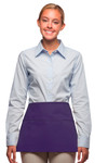 Purple Three Pocket Restaurant Server Waist Apron Available In Standard And Extra Large Sizes Item#350-100