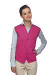 Hot Pink One Pocket Unisex Uniform Vest Available in Sizes Small to 5XL - Item # 350-740 Made in the USA