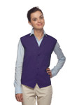 Purple One Pocket Unisex Uniform Vest Available in Sizes Small to 5XL - Item # 350-740 Made in the USA
