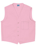 Pink One Pocket Unisex Uniform Vest Available in Sizes Small to 5XL - Item # 350-740 Made in the USA