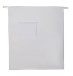 White Back of The House Full Length Bistro Restaurant Apron With One Pencil Divided Pocket 33"L X 28"W Item#350-511